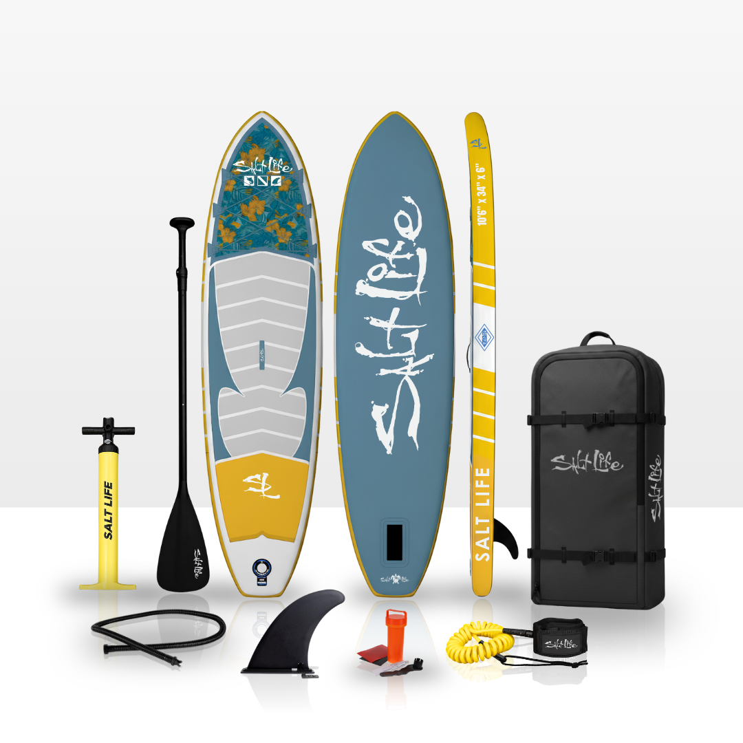 Salt Life Pattern Inflatable Stand Up Paddleboard (10'6)