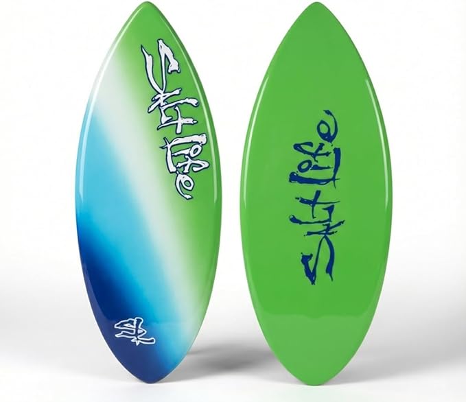 SALT LIFE Fiberglass Compression Skimboard – High-Performance Beach Skim Board for Kids, Teens & Adults – Lightweight Durable Design for Flatland & Shorebreak – 38, 42, 44, 53 in
