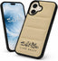 Salt Life Case for iPhone 16 & iPhone 17, Quilted Soft-Touch Silicone Phone Cover, Shock-Absorbing Protective Case with Puffy Cushion Grip (Sand, iPhone 16)