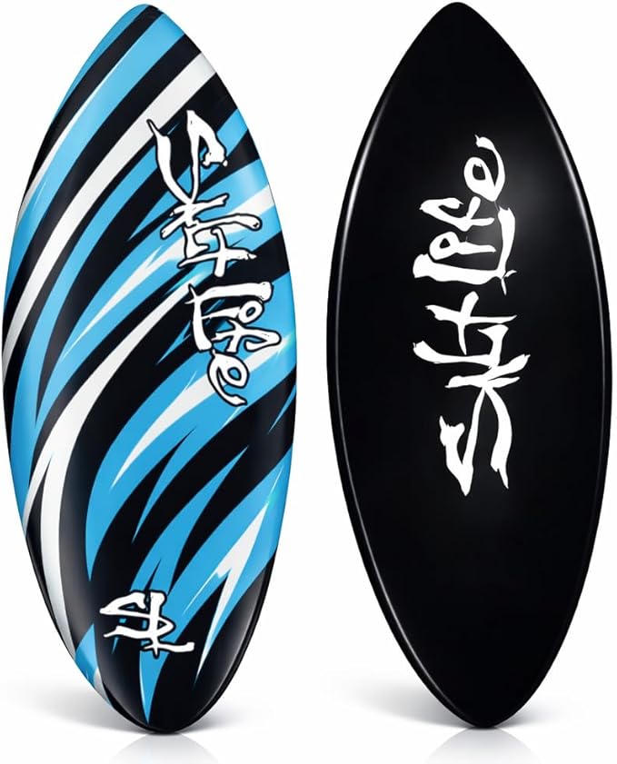 SALT LIFE Fiberglass Compression Skimboard – High-Performance Beach Skim Board for Kids, Teens & Adults – Lightweight Durable Design for Flatland & Shorebreak – 38, 42, 44, 53 in