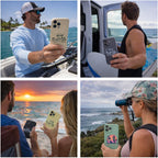 Salt Life Case for iPhone 16 & iPhone 17, Slim Shock-Absorbing Protective Phone Cover, Soft-Touch Grip, Wireless Charging Compatible with Raised Camera Protection