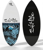 SALT LIFE Fiberglass Compression Skimboard – High-Performance Beach Skim Board for Kids, Teens & Adults – Lightweight Durable Design for Flatland & Shorebreak – 38, 42, 44, 53 in