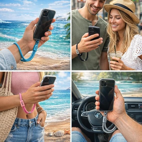Salt Life Phone Lanyard Wrist Strap – Cell Phone Lanyard with Tether Tab, Anti-Loss Phone Wrist Strap for Any Smartphones Main Image