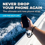 Salt Life Phone Lanyard Wrist Strap – Cell Phone Lanyard with Tether Tab, Anti-Loss Phone Wrist Strap for Any Smartphones