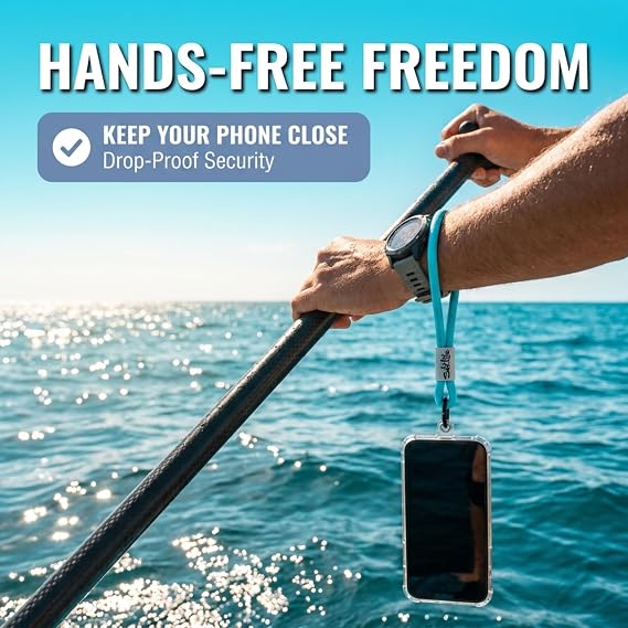 Salt Life Phone Lanyard Wrist Strap – Cell Phone Lanyard with Tether Tab, Anti-Loss Phone Wrist Strap for Any Smartphones