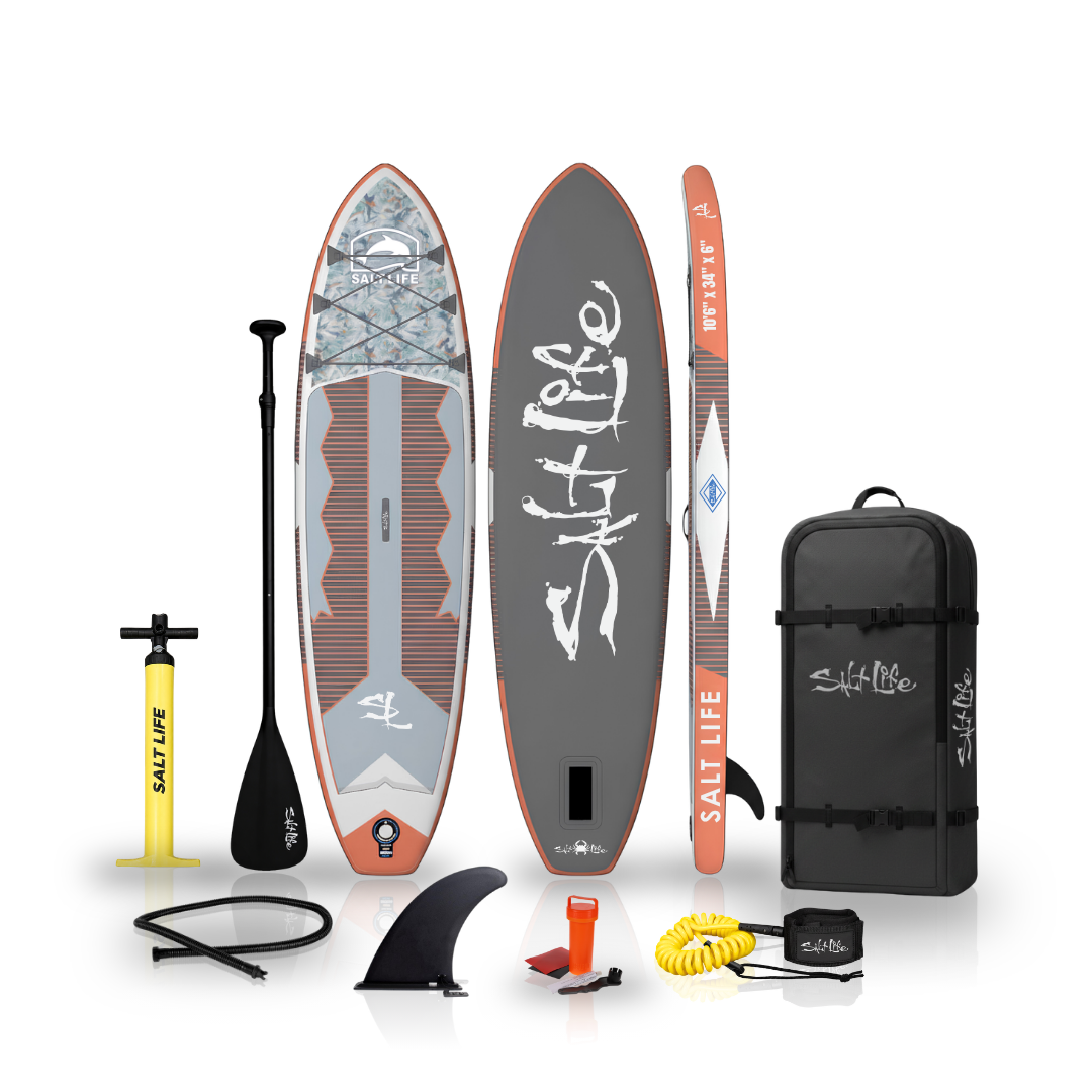Salt Life Pattern Inflatable Stand Up Paddleboard (10'6'')