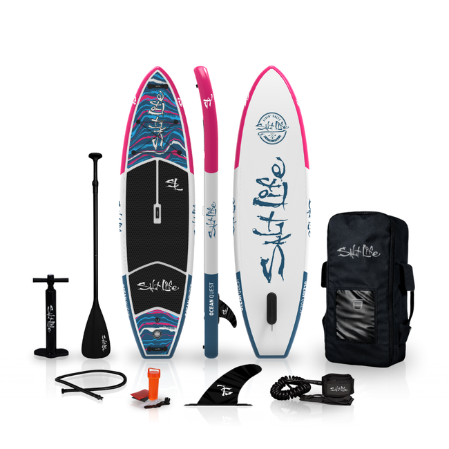 Salt Life Inflatable Stand Up Paddleboard-Ocean Quest & Sea Motion (10'6" & 11'0") Hover Image