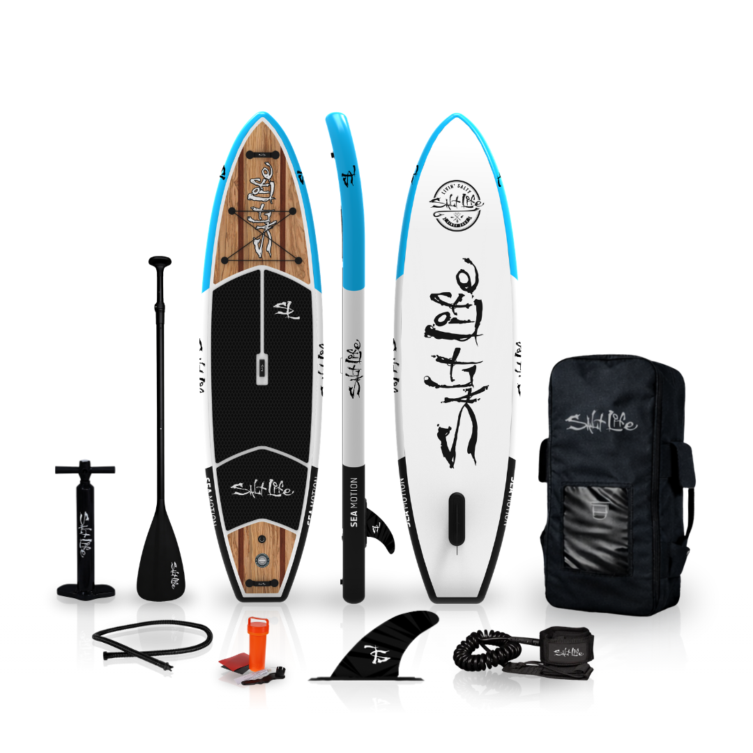 Salt Life Inflatable Stand Up Paddleboard-Ocean Quest & Sea Motion (10'6" & 11'0")